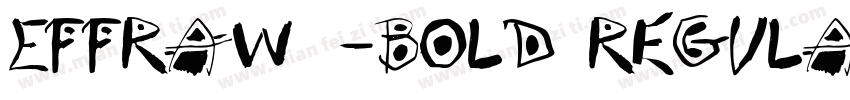 EffraW01-Bold Regula字体转换